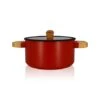 Faitout Ector Induction Aluminium Revêtu 24 Cm Rouge -Maison Cuisine Boutique 108015 0 1 Faitout Ector induction aluminium revetu 24 cm rouge Ogo
