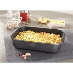 Nouvelles Arrivées -Maison Cuisine Boutique 10843 1 1 Plat a four revetement Dur comme la pierre Mathon