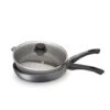 Lot 1 Poêle + 1 Sauteuse Avec Couvercle Avec Revêtement Dur Comme La Pierre 24 Cm -Maison Cuisine Boutique 10908 0 2 Lot 1 Poele 1 Sauteuse avec couvercle avec revetement Dur comme la pierre 24 cm Mathon