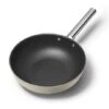 Smeg Wok Aluminium Antiadhésif 30 Cm Crème Mat -Maison Cuisine Boutique 116001 0 2 Wok aluminium antiadhesif 30 cm creme mat Smeg