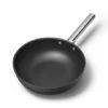 Smeg Wok Aluminium Antiadhésif 30 Cm Noir Mat -Maison Cuisine Boutique 133005 0 4 Wok aluminium antiadhesif 30 cm noir mat Smeg