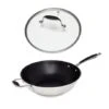 Lot Wok Inox Antiadhérent Et Couvercle Verre 30 Cm Excell'Inox -Maison Cuisine Boutique 209006 0 1 Lot wok inox antiadherent et couvercle verre 30 cm Excell Inox Mathon