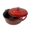 Invicta Cocotte Bistrot Rouge 28 Cm -Maison Cuisine Boutique 213264 0 2 Cocotte Bistrot rouge 28 cm Invicta