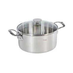 De Buyer Faitout Milady Acier Inoxydable 24 Cm
