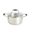 Faitout Excell’Inox 20 Cm Et Couvercle En Verre -Maison Cuisine Boutique 279195 0 3 Faitout Excell Inox 20 cm et couvercle en verre Mathon