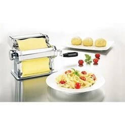 Lot Machine à Pâtes + Doseur à Spaghettis En Inox -Maison Cuisine Boutique 28918 3 1 Lot machine a pates doseur a spaghettis en inox Mathon