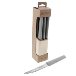 Set De 6 Couteaux à Steak Line Eco-responsable Gris