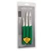 Set 3 Couteaux D'office Nova Coloris Vert -Maison Cuisine Boutique 411063 0 1 Set 3 couteaux d office Nova coloris vert Arcos