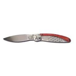 Couteau De Poche K2 Gravure Rosaces