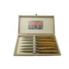Coffret 6 Couteaux Laguiole Stand Up Bois Naturel -Maison Cuisine Boutique 471091 0 1 Coffret 6 couteaux Laguiole Stand Up bois naturel Jean Dubost