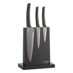 Bloc Magnétique Noir Avec 3 Couteaux Fusion Pradel