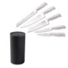 Lot Bloc Couteaux Universel Noir Et Set De 5 Couteaux -Maison Cuisine Boutique 479020 0 2 Lot bloc couteaux universel noir et set de 5 couteaux Mathon