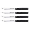 Set De 4 Couteaux à Steak 11 Cm Noir -Maison Cuisine Boutique 479030 0 1 Set de 4 couteaux a steak 11 cm noir Nogent