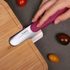 Planche à Découper Avec Couteau Chef Intégré -Maison Cuisine Boutique 481013 4 1 Planche a decouper avec couteau chef integre Trebonn