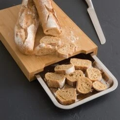 Planche à Découper Bambou 34 Cm Avec Bac Amovible Inox -Maison Cuisine Boutique 481016 4 4 Planche a decouper bambou 34 cm avec bac amovible inox Mathon
