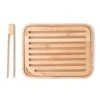 Planche à Pain Et Pince à Toast Bambou 26 Cm -Maison Cuisine Boutique 601013 0 1 Planche a pain et pince a toast bambou 26 cm Pebbly