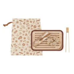 Planche Avec Sac à Pain Et Pince à Toasts