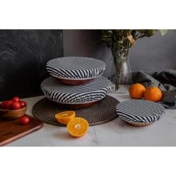 3 Couvre-bols En Coton -Maison Cuisine Boutique 606086 3 1 3 couvre bols en coton Nuts Innovation