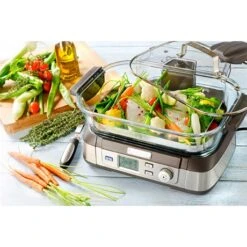 Cuisinart Cuiseur Vapeur Digital CookFresh STM1000E -Maison Cuisine Boutique 71569 3 8 Cuiseur vapeur Digital CookFresh STM1000E Cuisinart