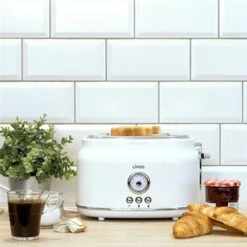 LIVOO Grille Pains Retro 2 Fentes DOD181W -Maison Cuisine Boutique 728017 4 2 Grille pains retro 2 fentes DOD181W Livoo