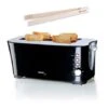Set Grille-pain Cool Touch 2 Tranches Et Pince à Toast En Bois -Maison Cuisine Boutique 729023 0 1 Set grille pain cool touch 2 tranches et pince a toast en bois