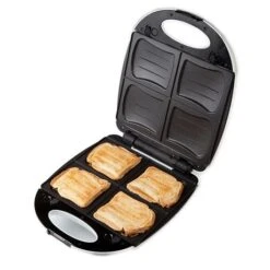 Domo Appareil 4 Gaufres Et Croque-monsieurs 1200 W DO9046C