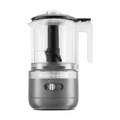 KitchenAid Hachoir électrique Sans Fil 2 Vitesses 1,18 L Gris Mat 5KFCB519EDG -Maison Cuisine Boutique 761099 4 1 Hachoir electrique sans fil 2 vitesses 1 18 L gris mat 5KFCB519EDG Kitchenaid