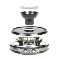 LIVOO Appareil à Raclette Grill Et Fondue 8 Personnes 1900 W DOC265 -Maison Cuisine Boutique 780247 2 2 Appareil a raclette grill et fondue 8 personnes 1900 W DOC265 Livoo